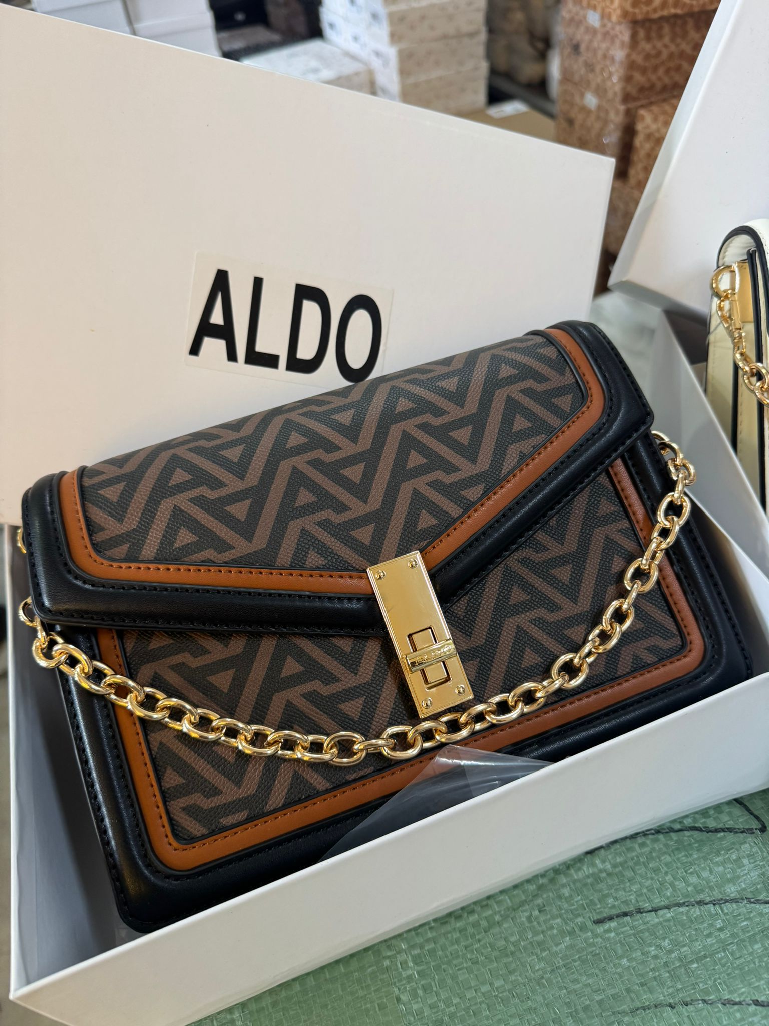 Aldo Sling Bag Coffee Luxury Branded Women Crossbody Bag India