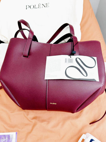Polene Grained Leather Tote Bag - PR Collection