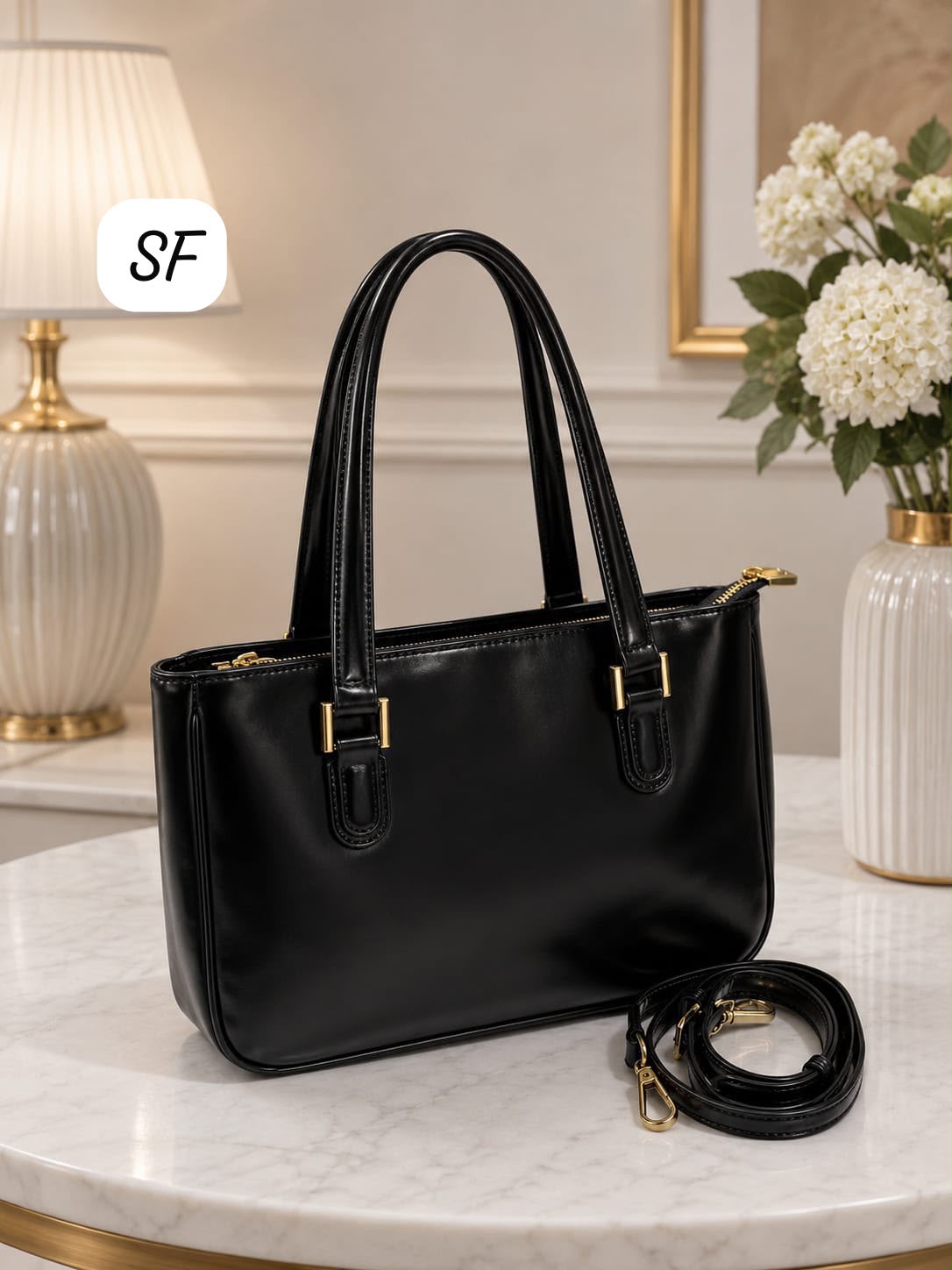 Imported Classy Sling Bag Black Heavy Quality Premium Women India