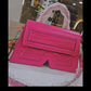 Karl Lagerfeld K Iconic Pink Bag Back View Mirror Copy Luxury
