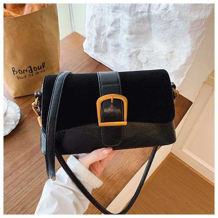Suede Premium Quality Dual Belt Sling Bag - PR Collection