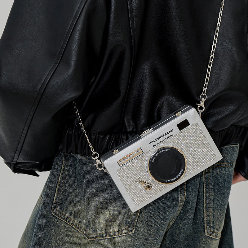 Imported compact camera sling bag for photographers, crossbody carry