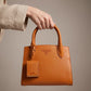 Women Saffiano Monochrome Handbag Green 12A Quality Luxury With Box Dust Cover Detachable Strap India