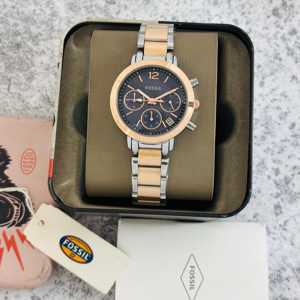 Fossil Butterfly Lock Chain Ladies Watch - PR Collection