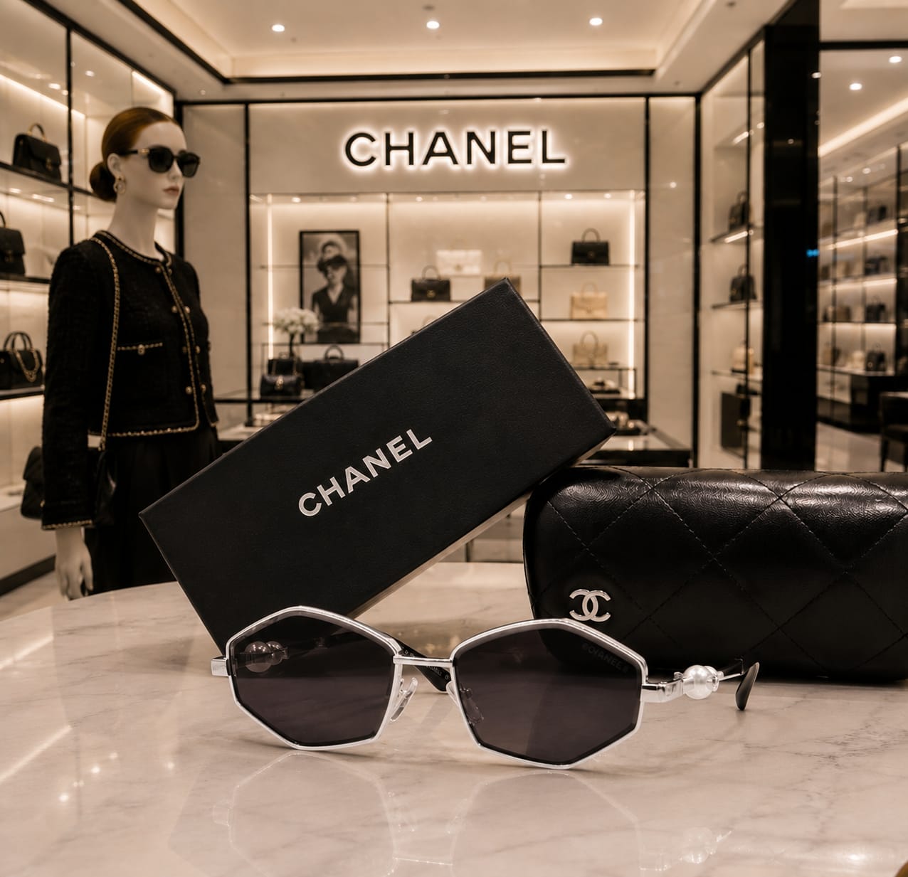 Unisex premium sunglasses black shade with standard case, India USA UK
