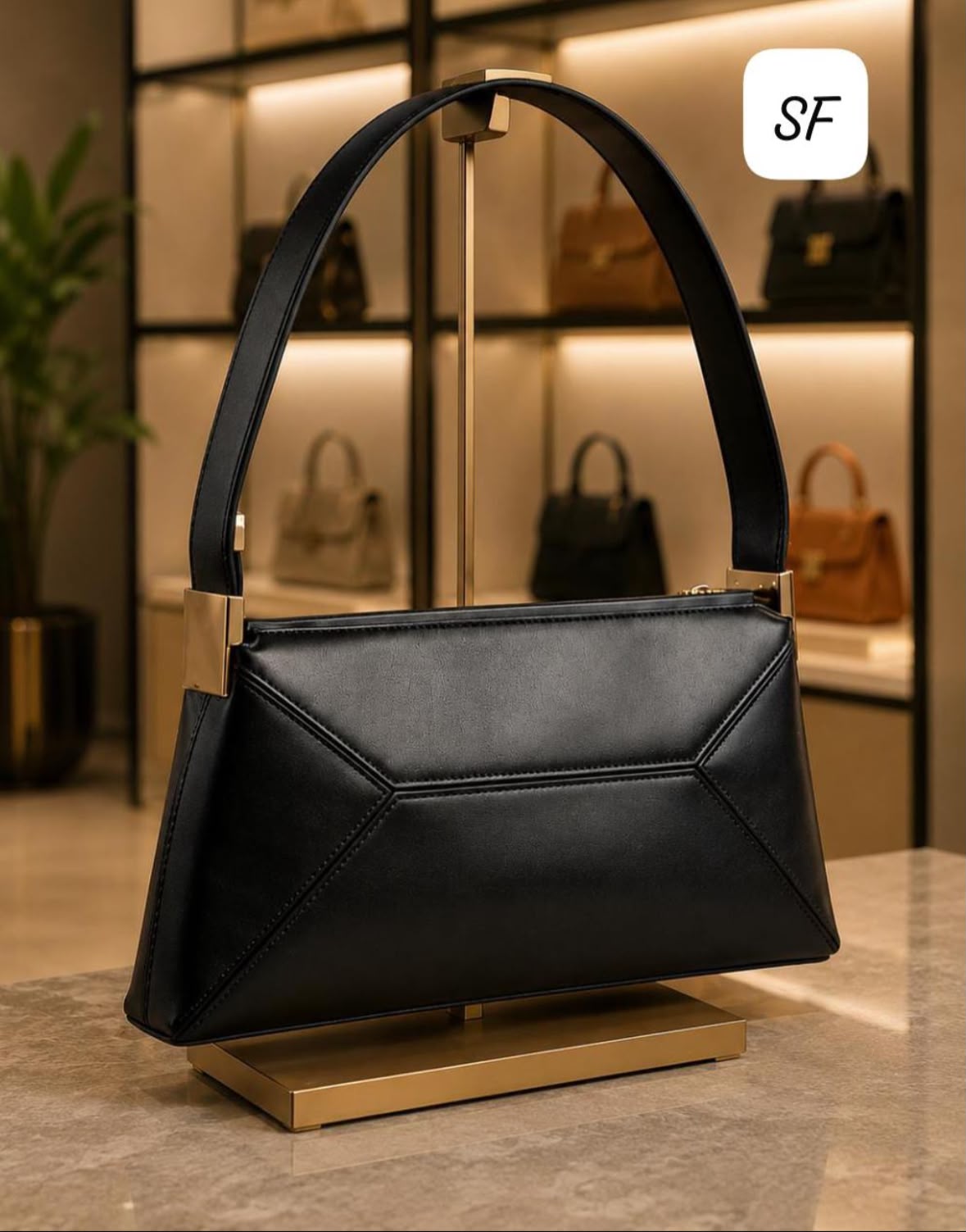 Imported Classy Sling Bag Black Heavy Quality Premium Women India