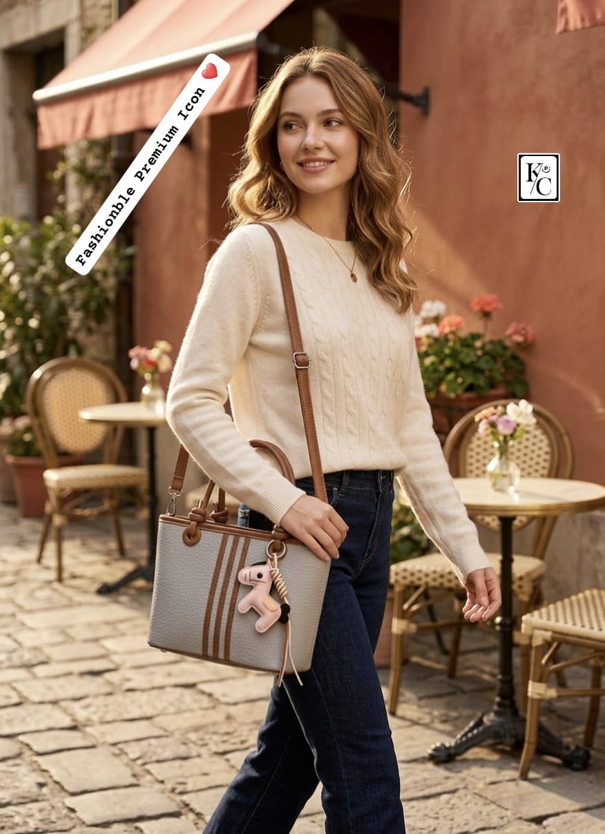 Korean Niche Design Bucket Bag Hours Charm Bag - PR Collection