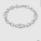 Gucci Signature Chain Unisex Bracelet Silver With Brand Box - PR Collection