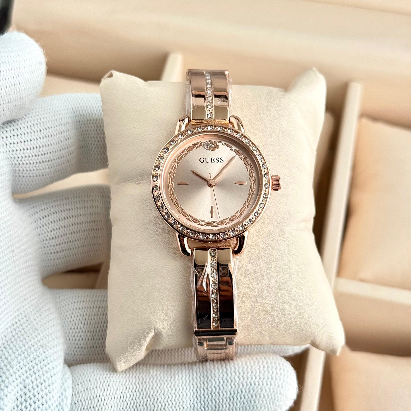 Guess Bellini Model Ladies Watch D1 diamond bezel swiss made - PR Collection