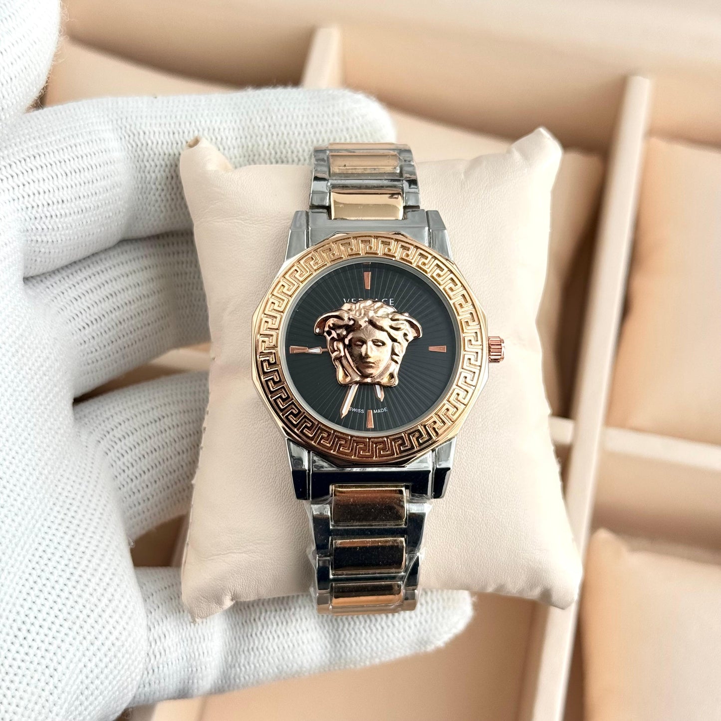 Versace Palazzo Empire Ladies Watch D6 signature dial logo - PR Collection
