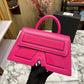 Karl Lagerfeld K Iconic Bag Hot Pink Side View Complete Brand Detailing