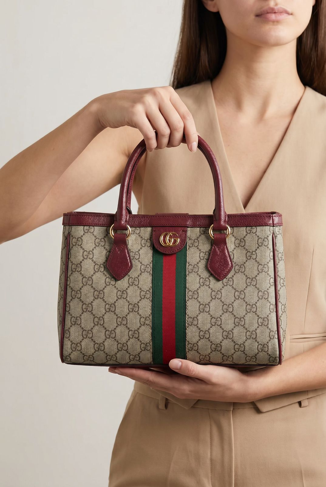 Gucci Ophidia GG Tote Bag Brown Color - PR Collection
