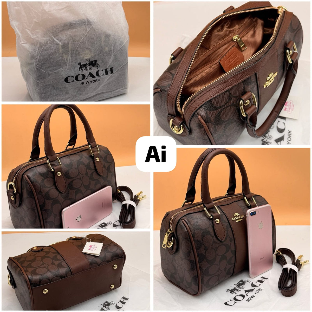Women Luxury 12A Leather Sling Bag Branded Interior Dust Cover Tag Premium Crossbody Bag India