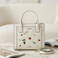 Karl Lagerfeld Paris Nouveu Bag White Matte Finish Designer Women India