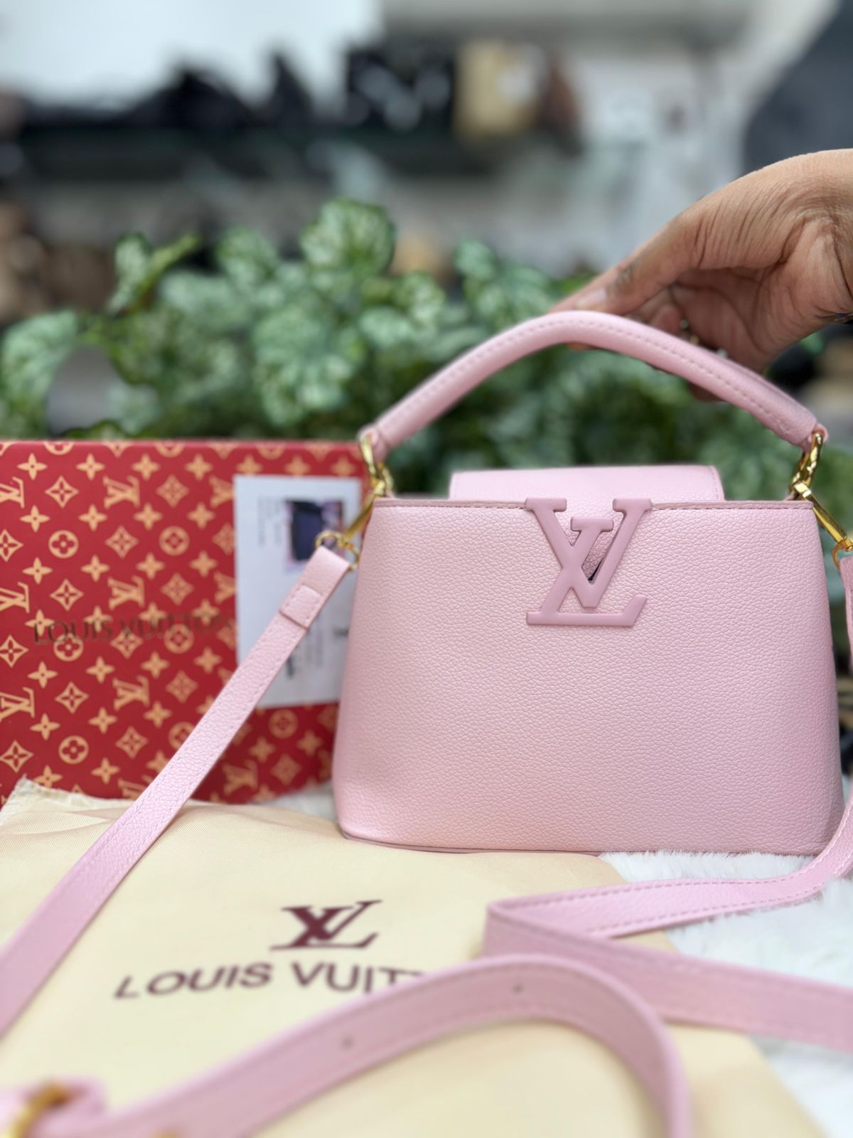 Capucines Structured Luxury Bag