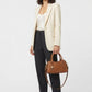 Women Small Satchel Shoulder Bag Pebbled Leather Luxury Branded Style India