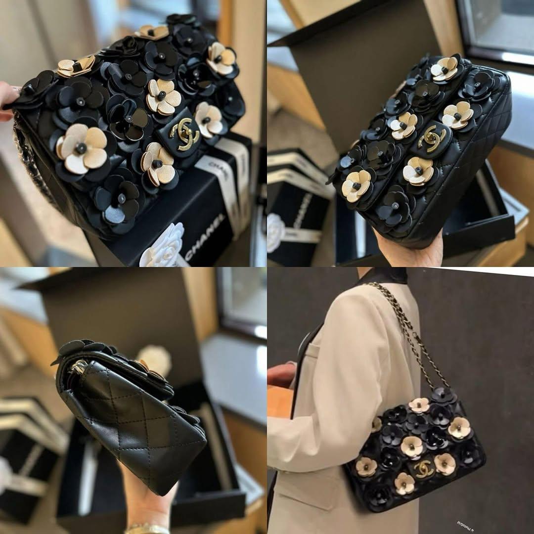 Chanel Jumbo Flower Bag Celebrity Edition Luxury Branded Handbag India