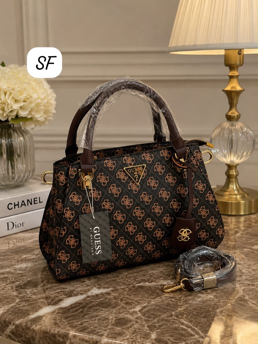 Guess High End Leather Sling Bag - PR Collection