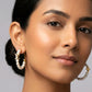 Louis Vuitton LV Pearl Earrings White Gold Finish Luxury Jewellery - PR Collection