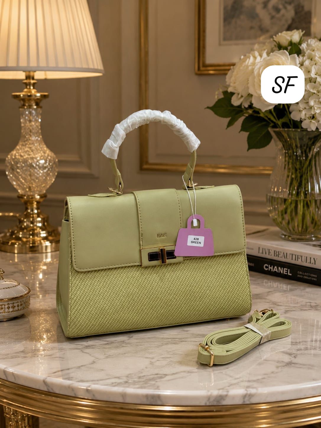 Imported Ultra Premium Handbag Green High Quality Women India