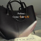 Polene Grained Leather Tote Bag - PR Collection
