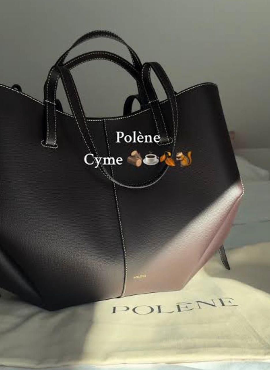 Polene Grained Leather Tote Bag - PR Collection