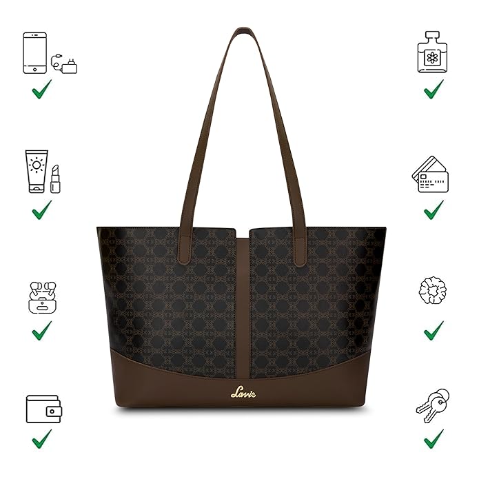 Lavie Women's Mono Freya Monogram Print Tote Bag