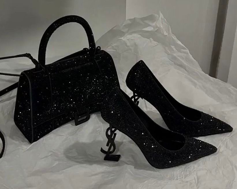 Glitters Studs Heels