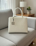 Armani Exchange Genuine Leather Bag White Luxury Branded AX Women India