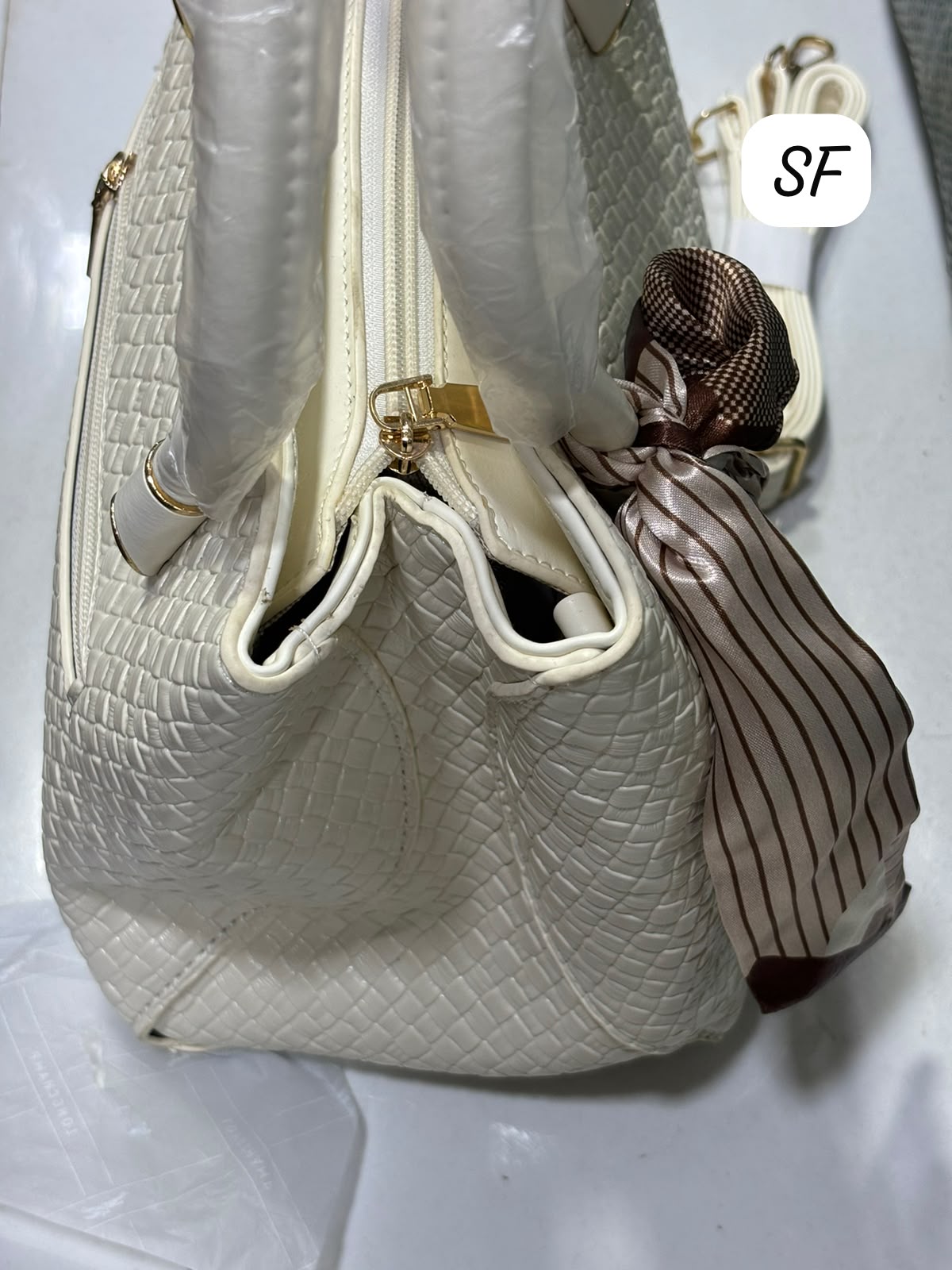 Imported Shoulder Bag With ith Sling Belt