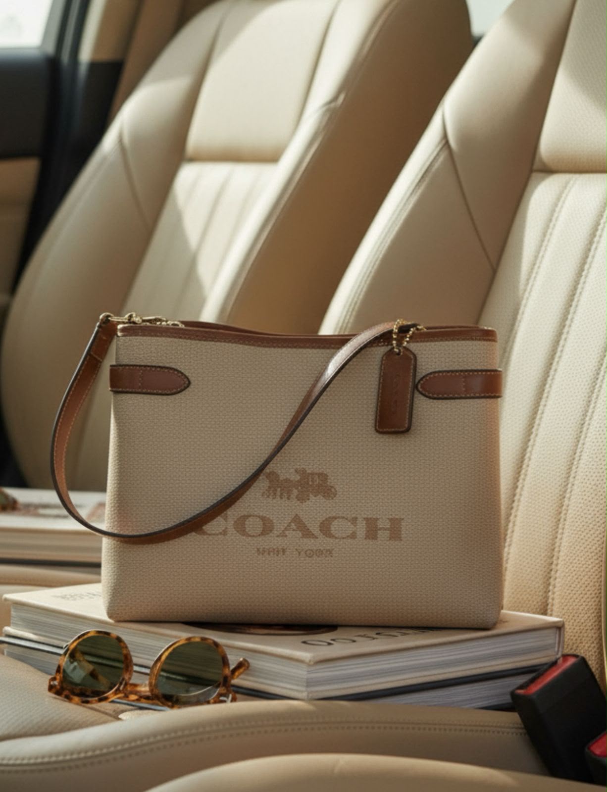 Structured Handbag | Premium Canvas with Dual Straps