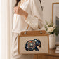 Elephant Print Sling Bag with Long Belt - PR Collection
